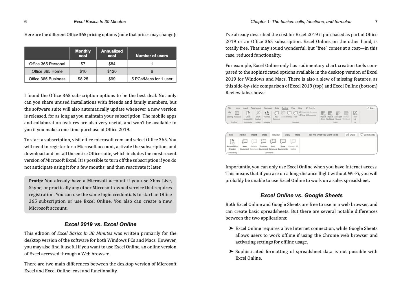 Excel Basics In 30 Minutes: The beginner's guide to Microsoft Excel, Excel Online, and Google Sheets