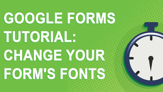 Google Forms' limited options to change fonts on a form