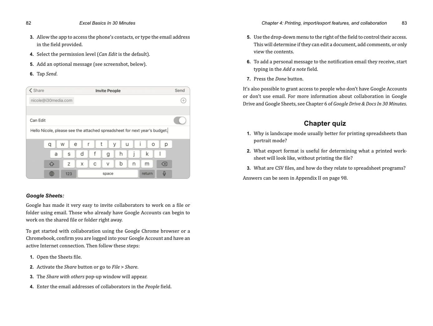 Excel Basics In 30 Minutes: The beginner's guide to Microsoft Excel, Excel Online, and Google Sheets