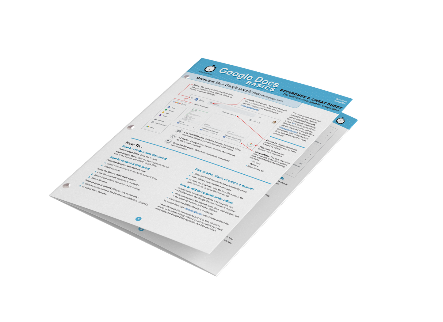 Google Docs Cheat Sheet