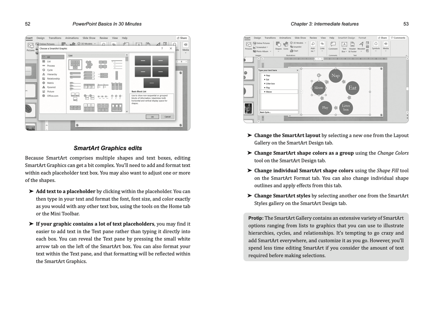 PowerPoint Basics In 30 Minutes: How to make effective PowerPoint presentations using a PC, Mac, PowerPoint Online, or the PowerPoint app