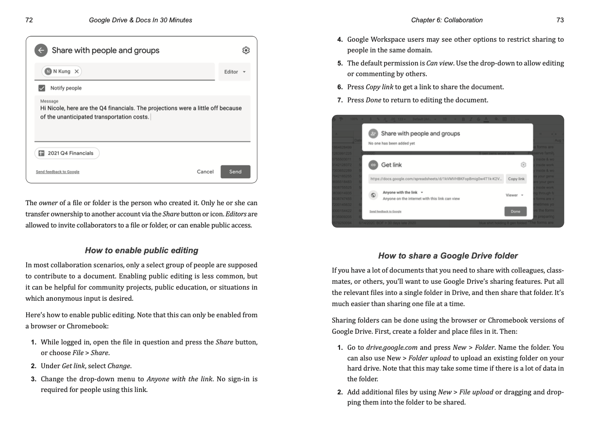 Google Drive and Docs In 30 Minutes: The unofficial guide to Google Drive, Docs, Sheets & Slides